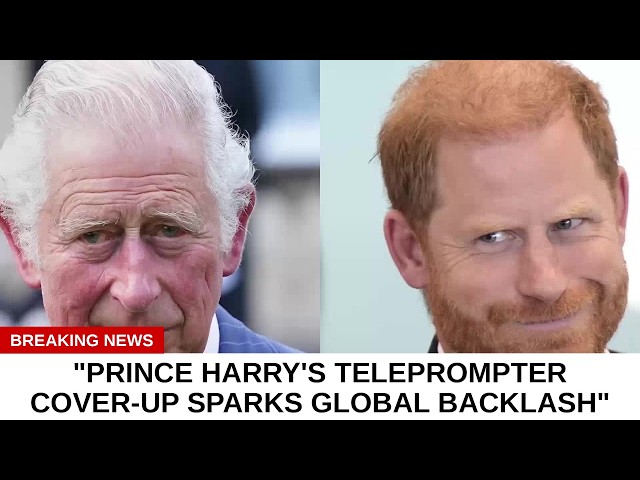 Why Prince Harry's Attempt to Hide This Teleprompter Glitch Backfired Completely
