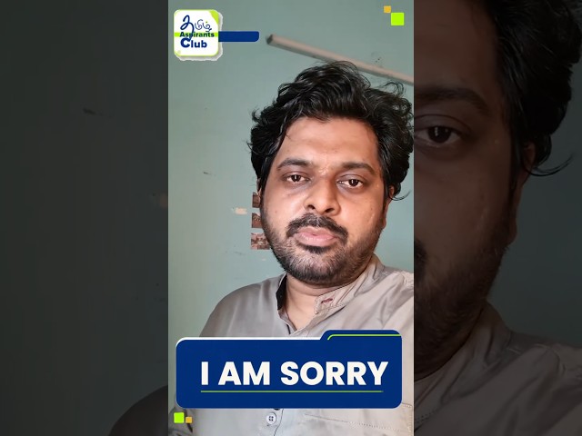 I am sorry