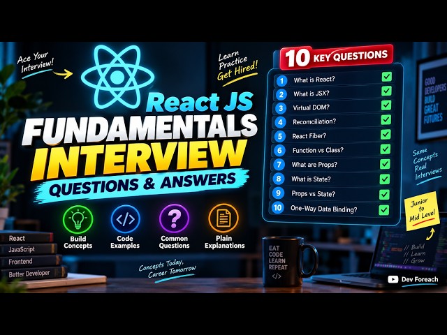 React JS Fundamentals Interview Questions and Answers
