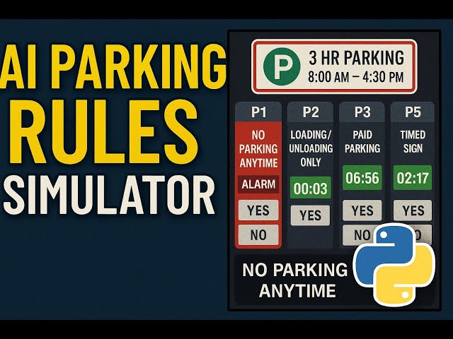 Street Parking Automation Demo: Sign Detection and Time Enforcement