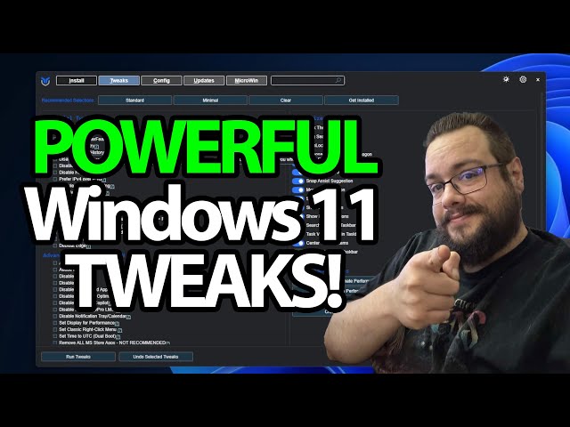 POWERFUL Windows 11 Tweaks with WinUtil by ChrisTitusTech!