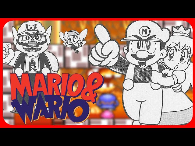 The Manga Adventures Mario and Wario! Peach, Yoshi, Luigi and the Fairy Wanda Join the Battle!