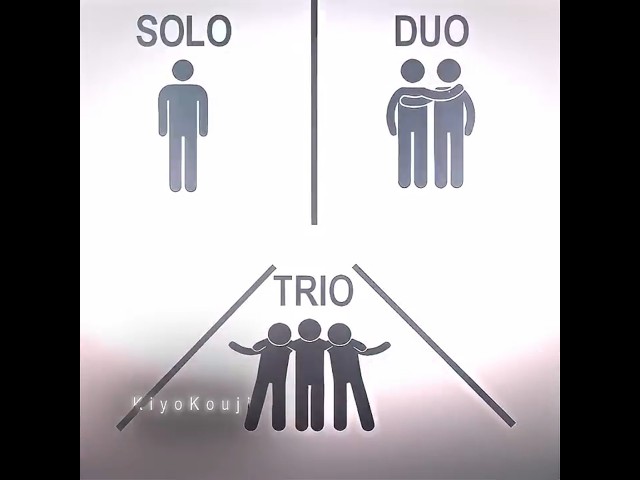 Solo, Duo, Trio - Duo 4K Edit | Goku Vegeta & Subaru Otto & Yuji Todo & Gojo Geto