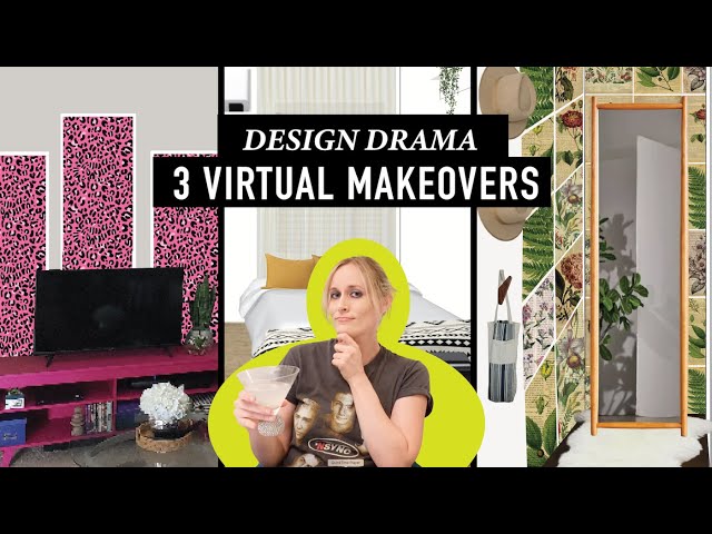 DESIGN DRAMA! Making Over 3 Viewers' Spaces Virtually!