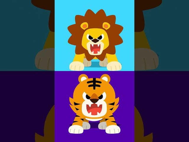 #shorts  The King of Animals 1 | Animal Song | Nursery Rhymes & Kids Songs