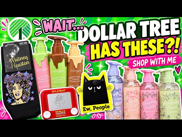 DOLLAR TREE SHOP WITH ME. WAIT..DOLLAR TREE HAS THESE?!