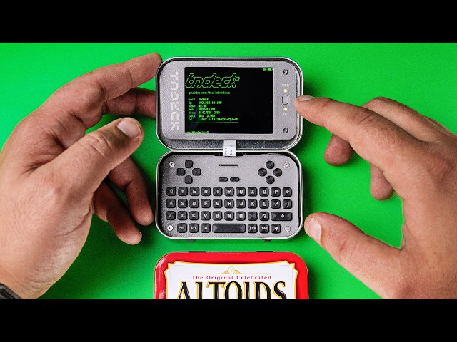 I Built a Tiny Cyberdeck Inside an Altoids Tin (From Scratch)