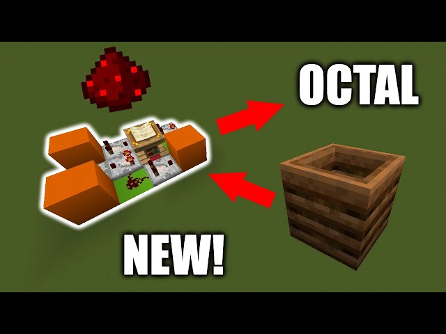 Minecraft Octal Computing - Composter Filter Circuit