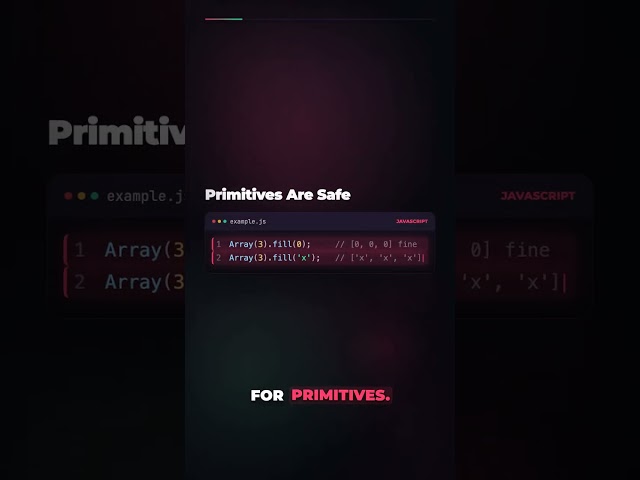 Array.fill Gives You One Shared Object | JavaScript Bug