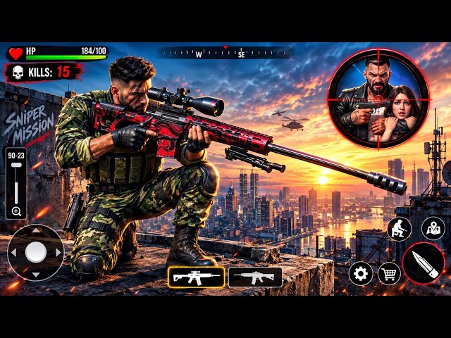 🎯 Pure Sniper 🔥 Sniper Game 3D Missions | Android Gameplay 🎮💥