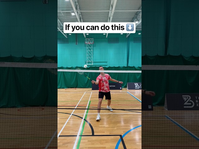 Forehand net shot combo in singles
