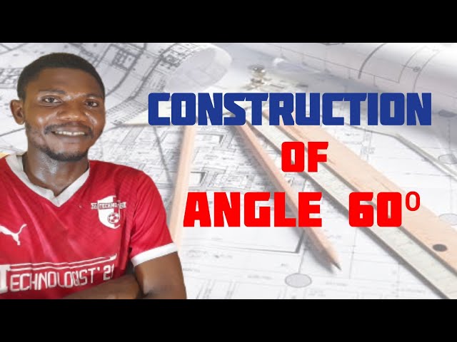 How to construct angle 60 and 120 degree in | Technical drawing | BASIC Technology