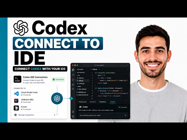 How To Connect ChatGPT Codex Using Your IDE (Full Guide)