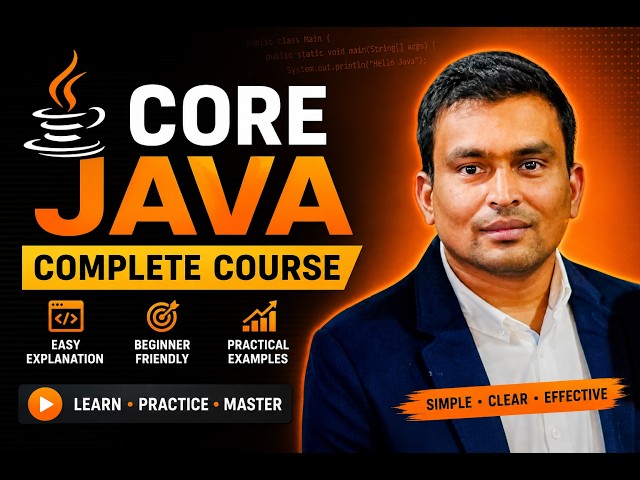Core Java Complete Course for Free (2026)