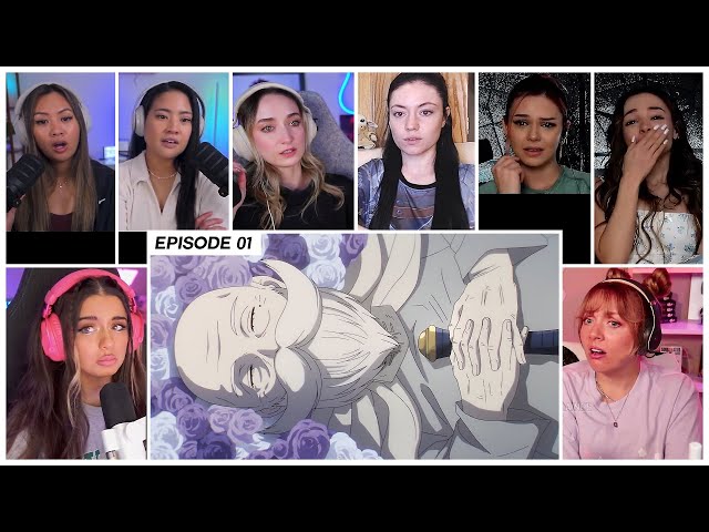 [GIRLS REACT] Frieren meets Himmel after 50 Years | Frieren Ep 1 Girl Reaction Mashup