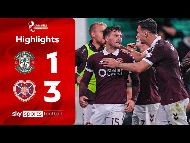 Hearts cruise to derby success! 😮‍💨 | Hibernian 1-3 Hearts | Scottish Premiership Highlights