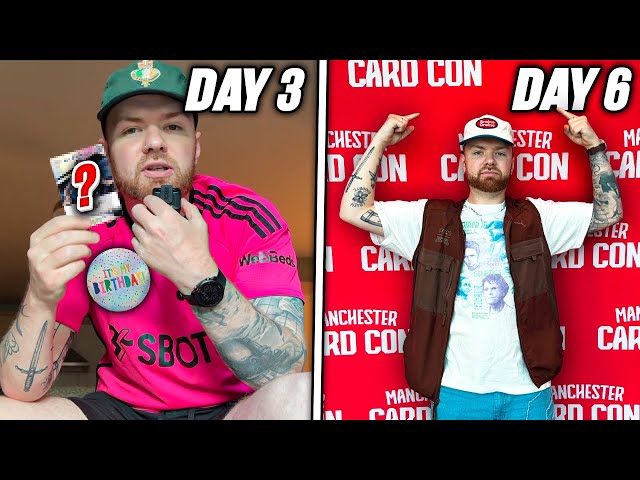 A Week in My Life as a Sports Card Creator