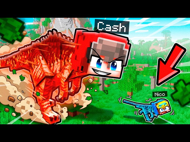 Becoming The BIGGEST DINOSAUR in Minecraft!