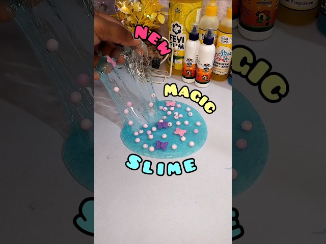 Fluffy 😍 Water Slime (part-2) 💦| How to make slime| No Glue slime #trending #shorts #youtubeshorts