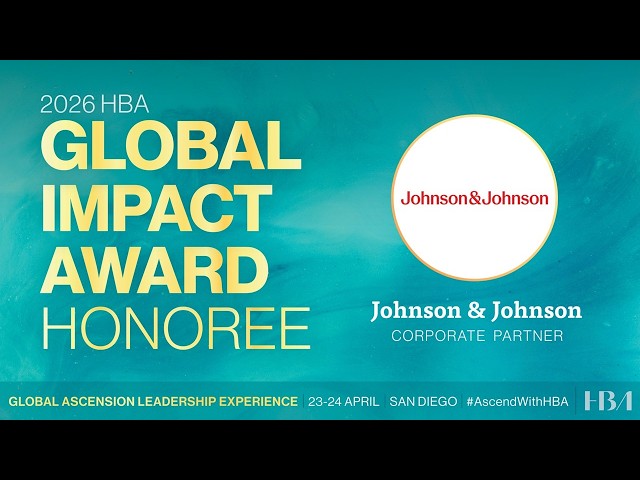 Johnson & Johnson Receives Inaugural HBA Global Impact Award