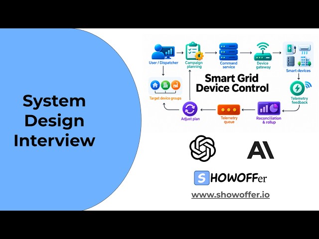Design a smart grid control system (Part I) - A frequently asked system design question from OpenAI
