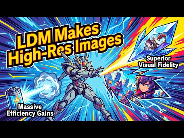 How Latent Diffusion Models Generate High-Res AI Images