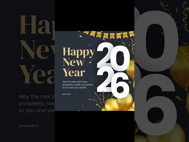 ✨ Happy New Year 2026!