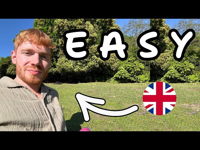 Learn EASY ENGLISH on a sunny day with me
