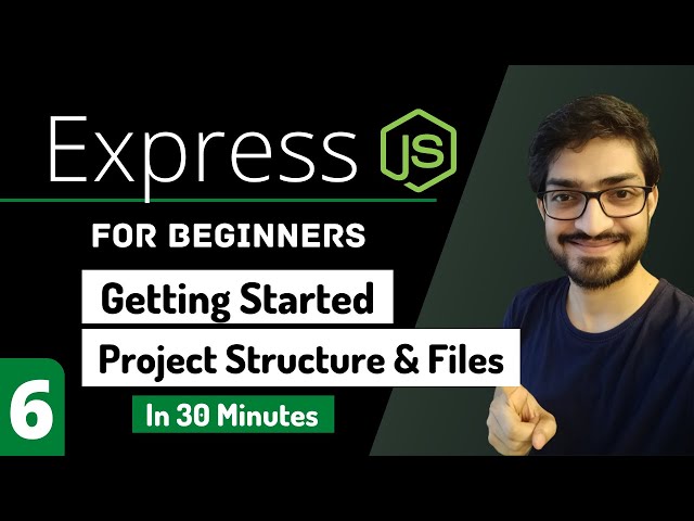 Getting Started With Express Framework | Express App Generator | Node.js Tutorial for Beginners #6