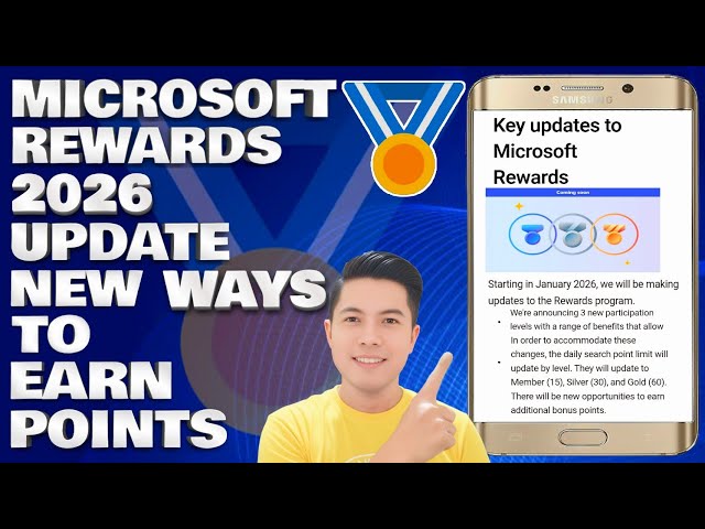 Microsoft Rewards 2026 Update: New Ways To Earn Bonus Points | Microsoft Rewards Tutorial
