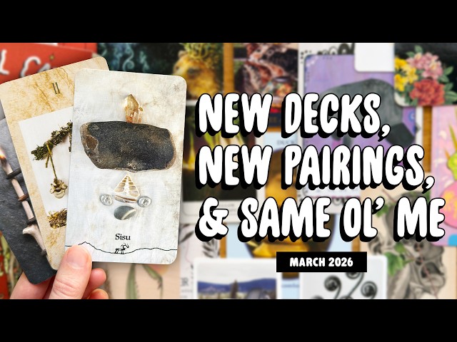 Low Buy, Who? 😂 Tarot & Oracle Deck Haul | March Wrap-Up & Reflections