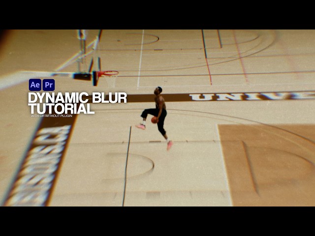 how to create this DYNAMIC BLUR effect in AFTER EFFECTS