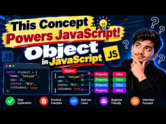 Object in JavaScript | What is Object & How to Use It? | Easy Explanation for Beginners