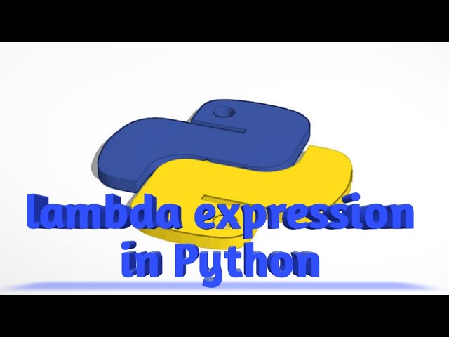 Lambda Expressions In Python