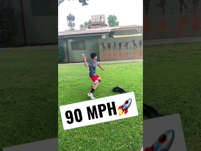 12 YEAR OLD KID PITCHING AT 90 MPH UNBELIEVABLE!!😱 #shorts #mlb #baseball #pitching #worldrecord