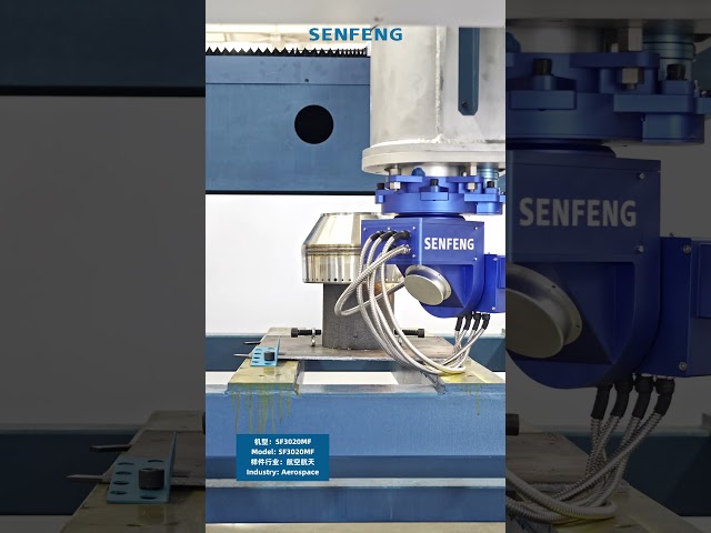SF3020MF 3D Five Axis Laser Cutting Aerospace Sample