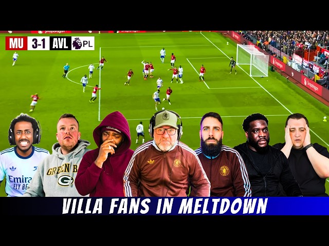Villa Fans & Man United HATERS in TEARS 😭 MANUNITED 3-1 ASTON VILLA