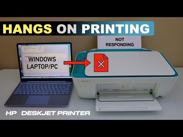 HP DeskJet Printer Hangs on Printing?