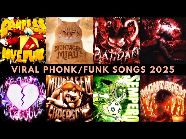 VIRAL PHONK/FUNK SONGS 2025 🎵 PLAYLIST