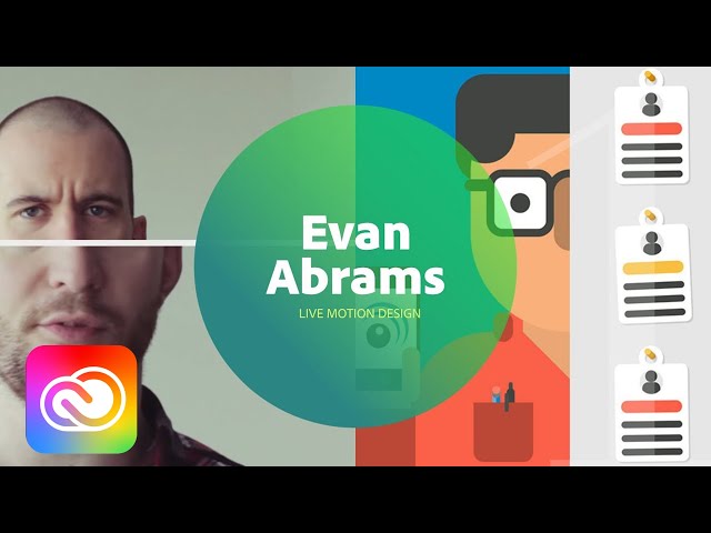 Live Motion Design with Evan Abrams 3/3 | Adobe Creative Cloud