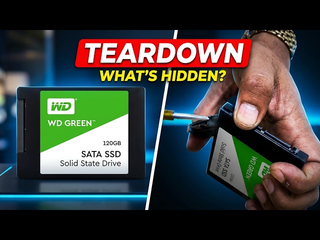 What’s Inside an SSD? | WD Green 120GB SATA SSD Teardown | FindReTech
