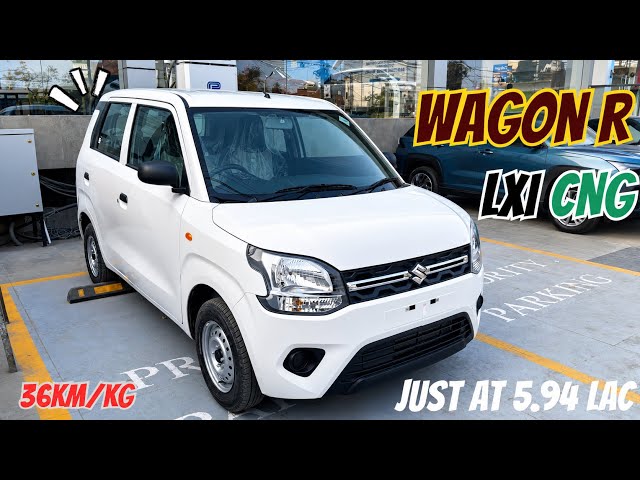 2026 Maruti Suzuki WagonR LXi CNG On Road Price explained | Best Family Car Under 6 Lakh❤️ #maruti 