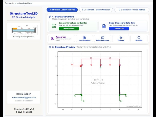 How to Use StructureTool2D v3.0 for Structural Analysis