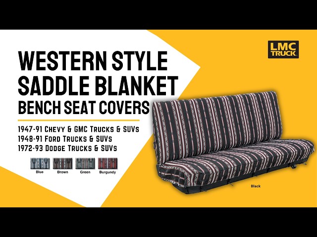 Western Style Saddle Blanket Seat Covers
