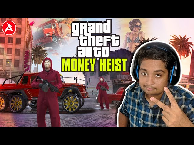 Money Heist in GTA V | La Casa De Papel | $50,000,000 DOLLAR BANK HEIST | GTA V GAMEPLAY