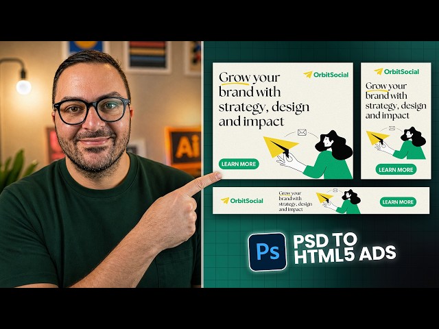 Photoshop to HTML5 Ads: Complete Banner Ad Design Workflow
