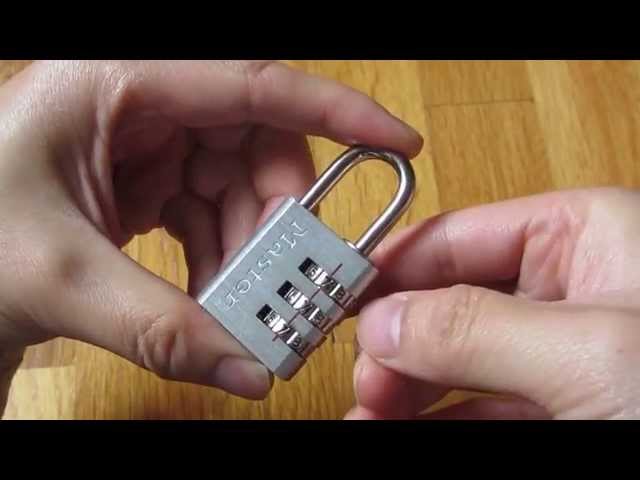 Master Lock  - How to Set and Reset Combination Instructions (HD 1080p)