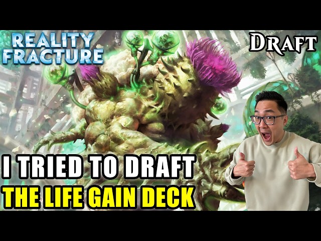 I Tried To Draft The Life Gain Deck | Reality Fracture Draft | Early Access Event | MTG Arena