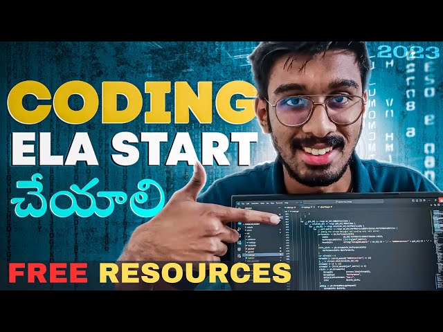 How To Start *CODING* From Basics🔥? DSA Beginner Guide In Telugu