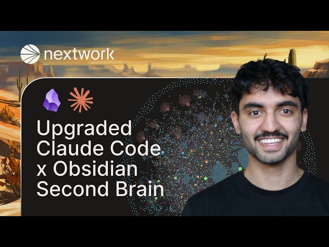 Second Brain with Claude Code x Obsidian (Andrej Kaparthy method pt 2)